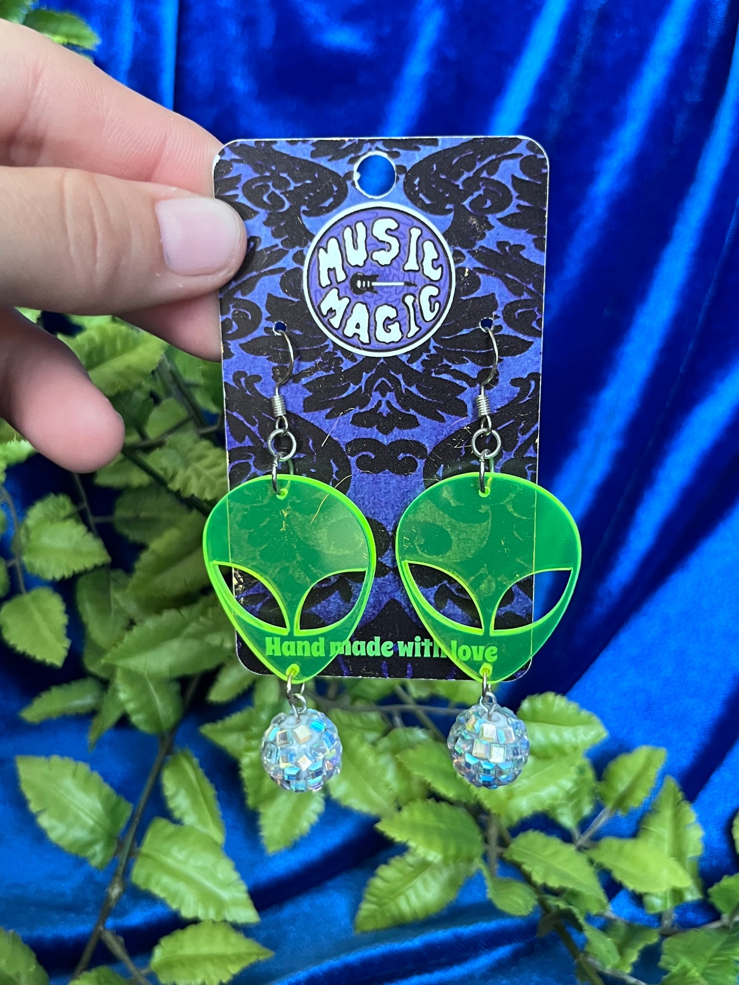 Alien Disco Earrings