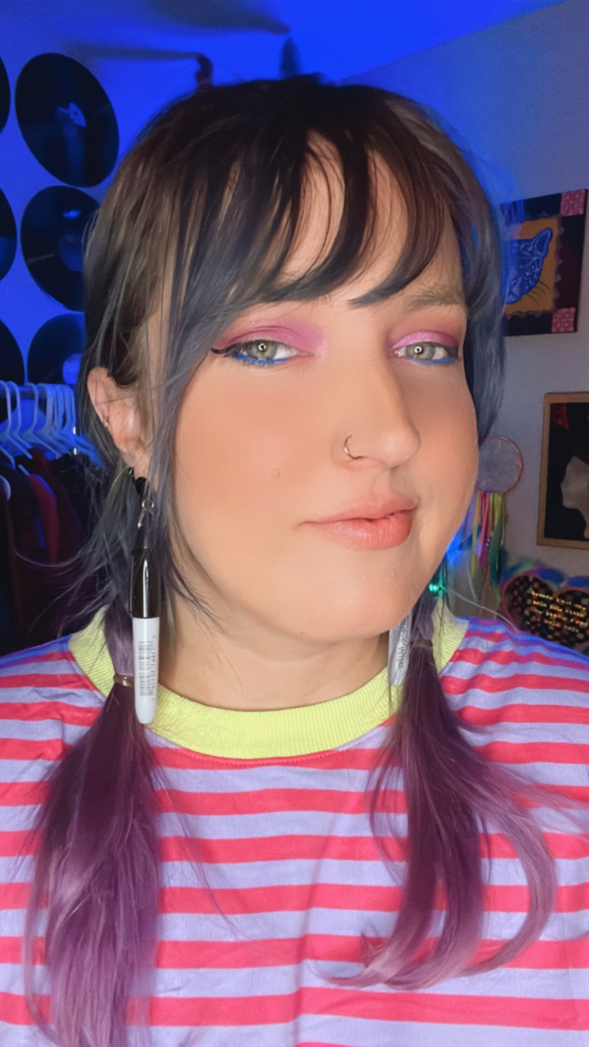 Permanent Marker Earrings