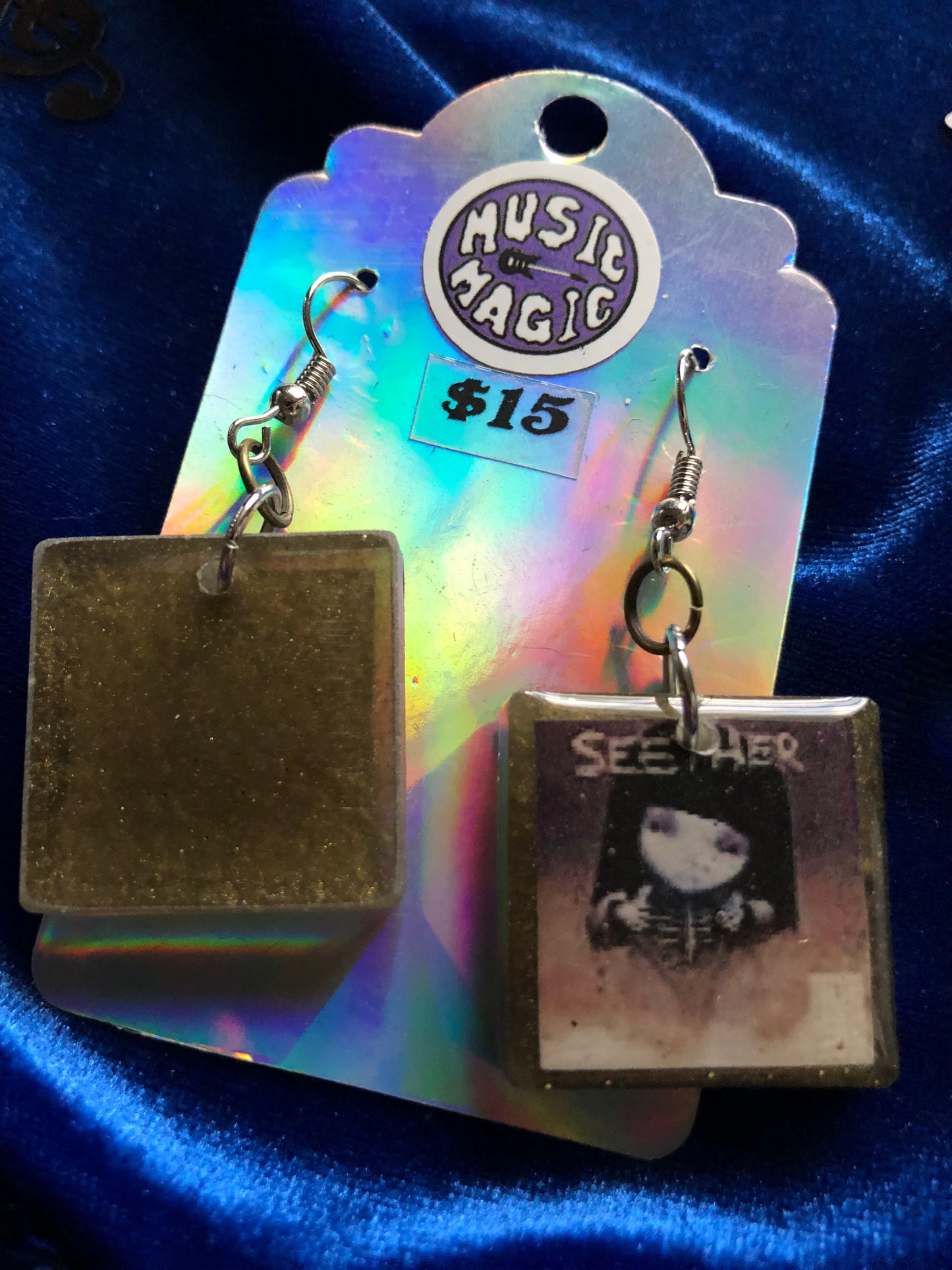 Seether Album Art Inspired Earrings