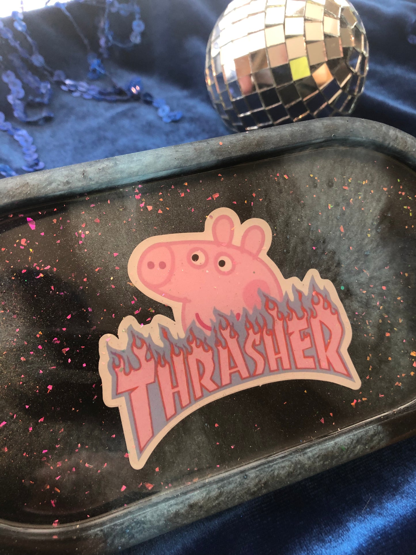 Thrasher X Peppa Pig Resin Tray
