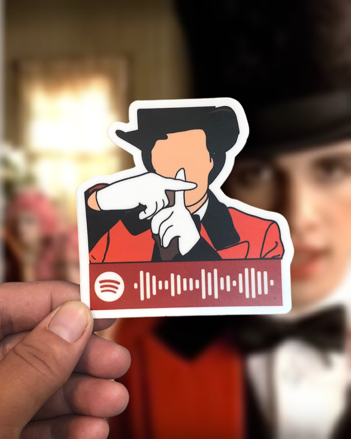 Emo Spotify Code Vinyl Stickers