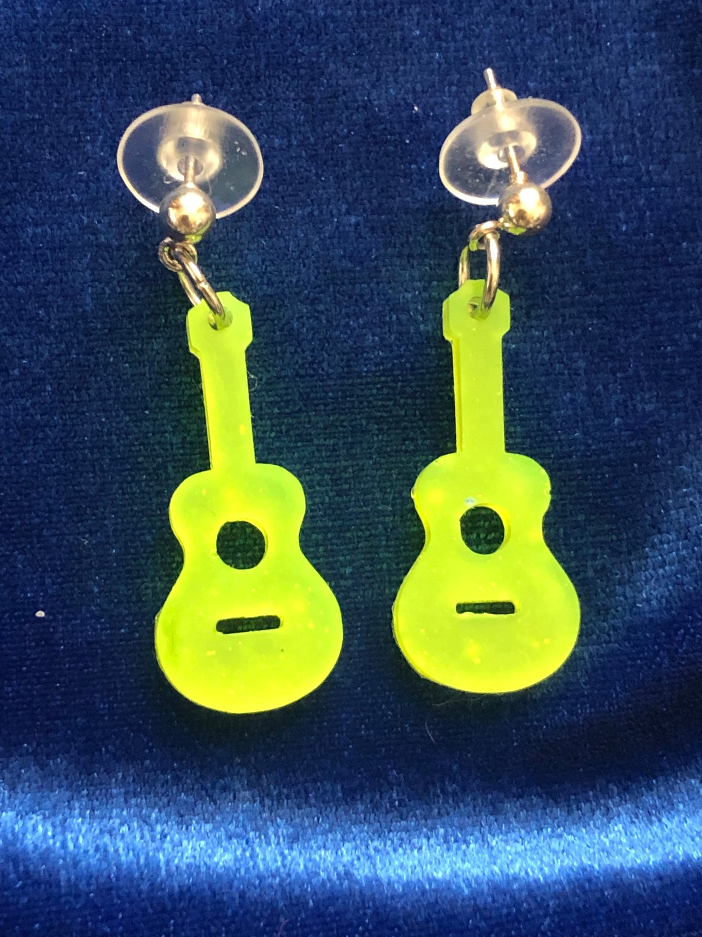 Mini Guitar Earrings